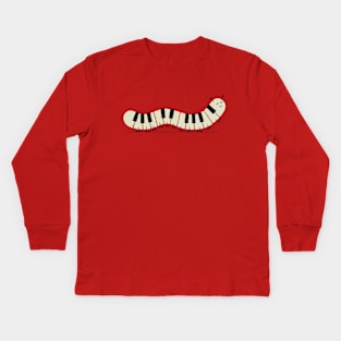 Caterpiano Kids Long Sleeve T-Shirt